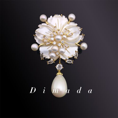 迪曼达金色樱花配饰高档奢华气质