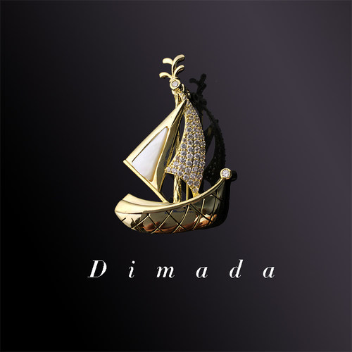 dmd迪曼达dimada男士西服胸针