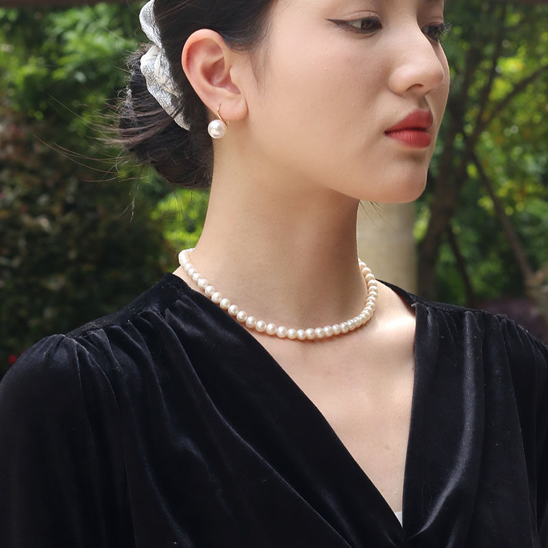 dmd迪曼达淡水珍珠项链女时尚