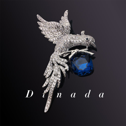 d.m.d/迪曼达蓝色dimada西服老鹰
