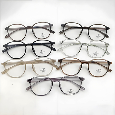 旧镜片配镜框自己镜片配镜框超轻TR90近视眼镜框架镜片更换新镜架