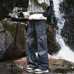 新款 男女休闲裤 冲锋裤 裤 男 潮流百搭情侣直筒工装 2026春季