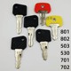 702 电动叉车点火合力林德永恒力锁启动开关 701 802 530钥匙 801