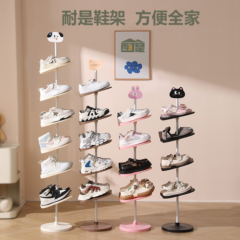 儿童鞋架小型宝宝简易专用收纳多层家用门口2025新款儿童鞋柜小窄