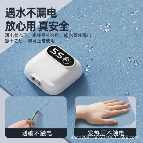 桌垫电脑写字暖手垫直销桌面大号办公室加热加热鼠标垫学习