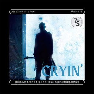 电吉他官方谱 单曲 伴奏 Cryin’ Satriani 238 Joe