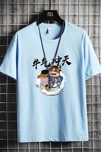 夏季新款男士短袖T恤宽松大码半袖T恤衫XZ102A-T119-P25图片