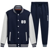 2021棒球服男春季青少年高中学生班服卫衣开衫外套休闲运动套P95，女装短外套，星座211-2