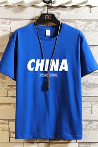 纯色上衣简约休闲圆领打底衫现货短袖t恤男百搭韩版潮牌常规-P25图片