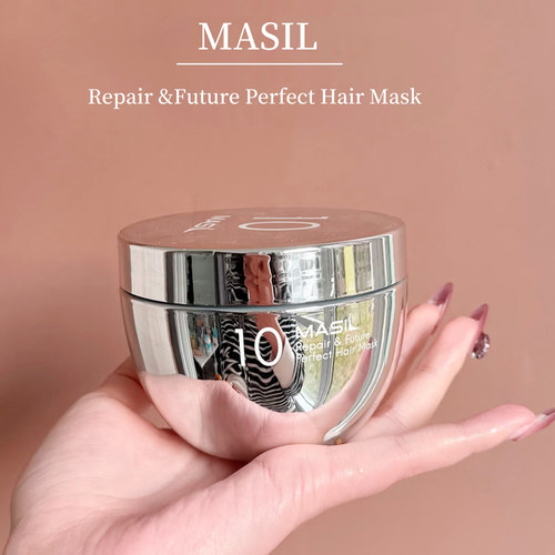 MASIL玛丝兰蛋白矫正发膜毛躁营养修护改善受损发丝便携装旅行装