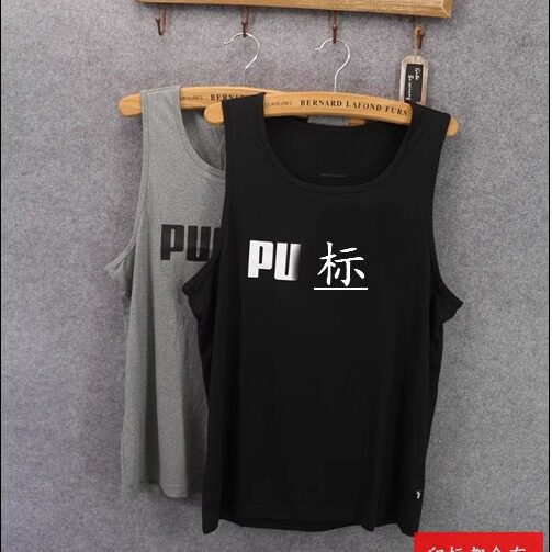 순수 대외 원조 표범 PU 말 남성용 속건성 통기성 스포츠 및 레저 피트니스 조끼 민소매 탑 TPU24002