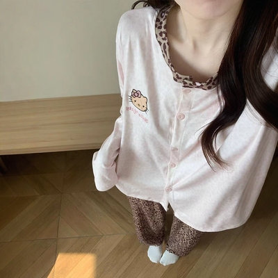 HelloKitty卡通睡衣女德绒秋冬季