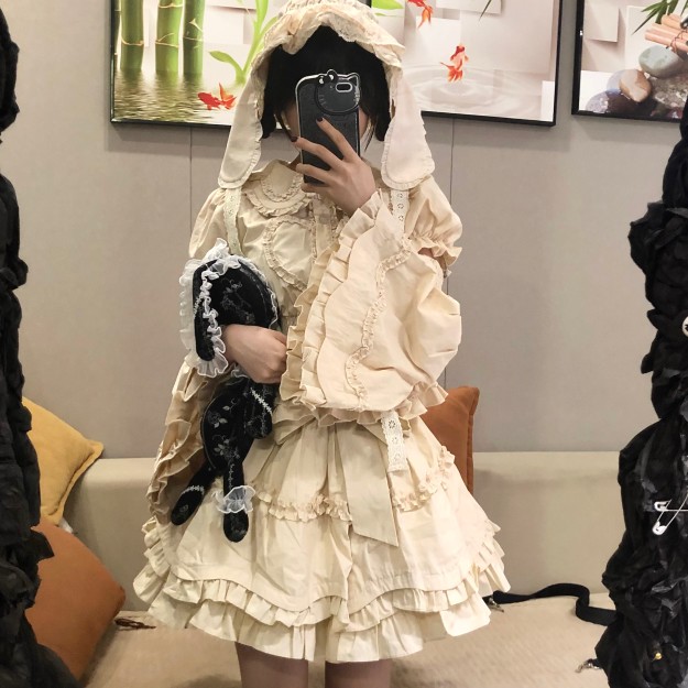 meolycat原创SK狗短可爱甜妹套装
