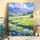 Цифровая масляная живопись diy coloring wilderness landscape healing series высококачественная декомпрессионная масляная живопись Хаяо Миядзаки для украшения пейзажа mini 1