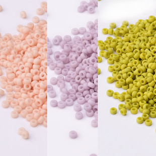 心欣日本进口MIYUKI御幸1.5mm磨砂土黄橙色米珠2023-1/2025/2316