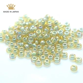 心欣DIY御幸MIYUKI米珠1.5mm2mm3mm日本进口染芯绿色幻彩串珠 359