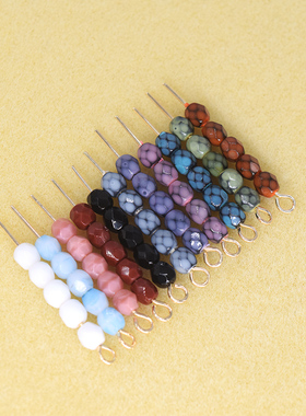 DIY材料捷克进口火烧枣型珠菠萝珠4mm磨砂/实色系列Fire Polished