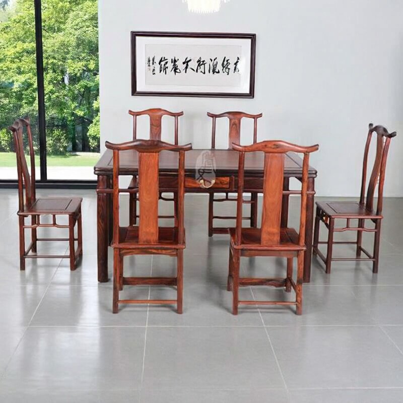 交趾黄檀餐桌木绯林长方形
