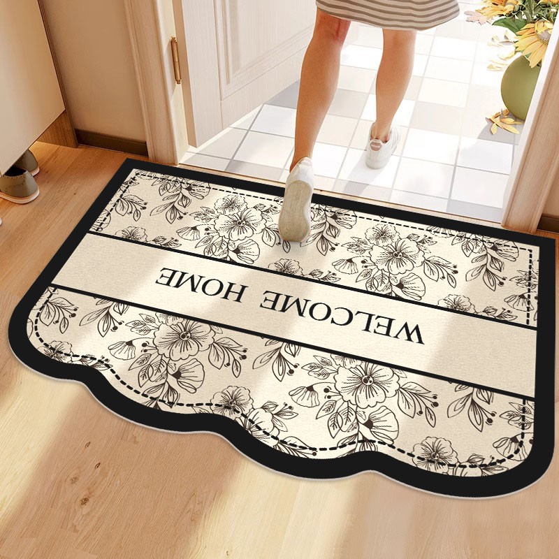 高级感入户门门内地垫进门里面室内可擦洗皮革脚垫可裁剪门垫地毯