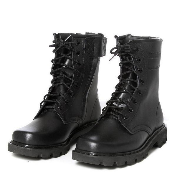 Boots militaires en cuir - Ref 1399024 Image 3