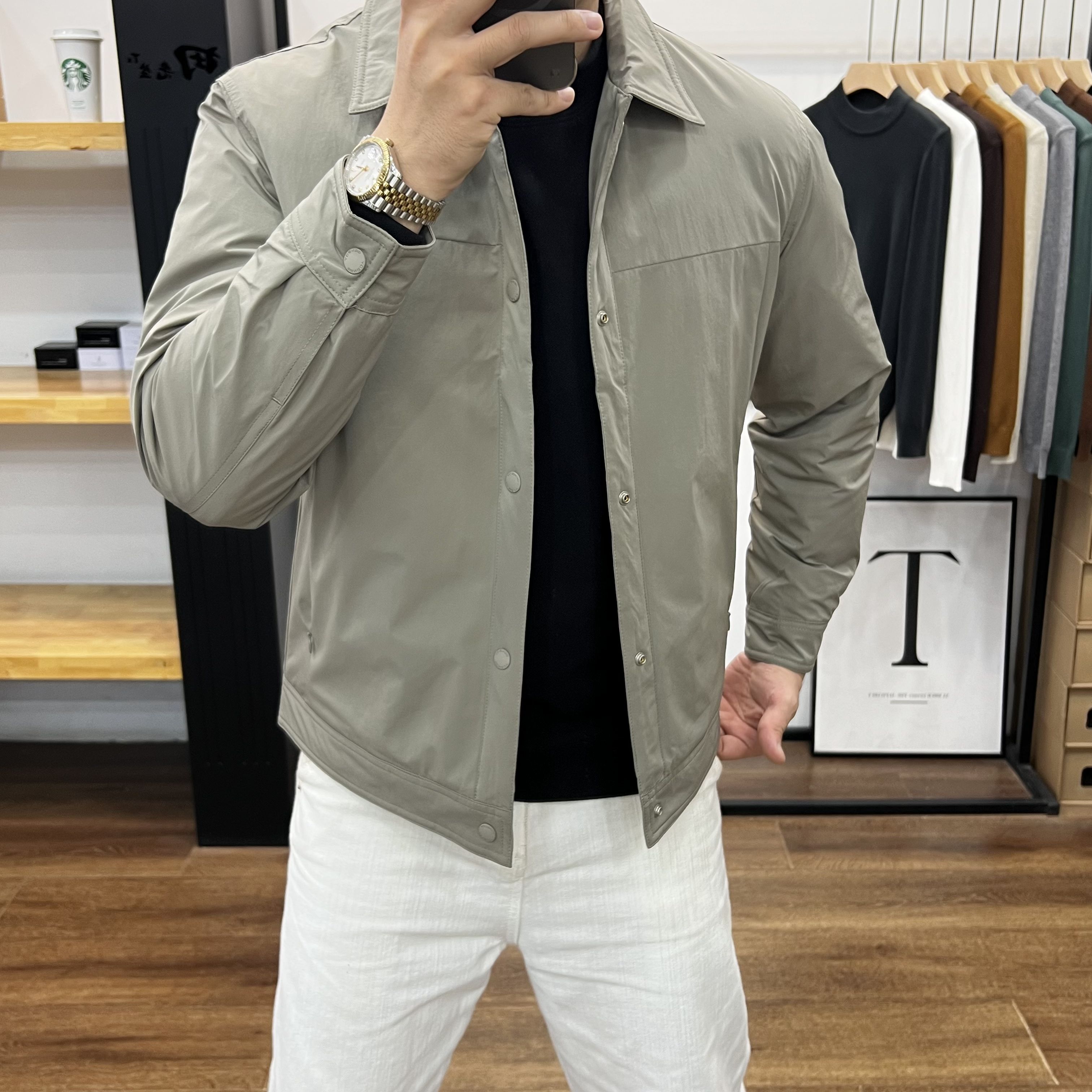 中老年男士秋冬保暖秋冬季羽绒服