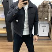 潮流百搭鸭绒翻领工装 羽绒服男士 2026新款 短款 夹克加厚外套 秋冬季