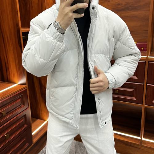 中老年男士秋冬季加厚保暖羽绒服