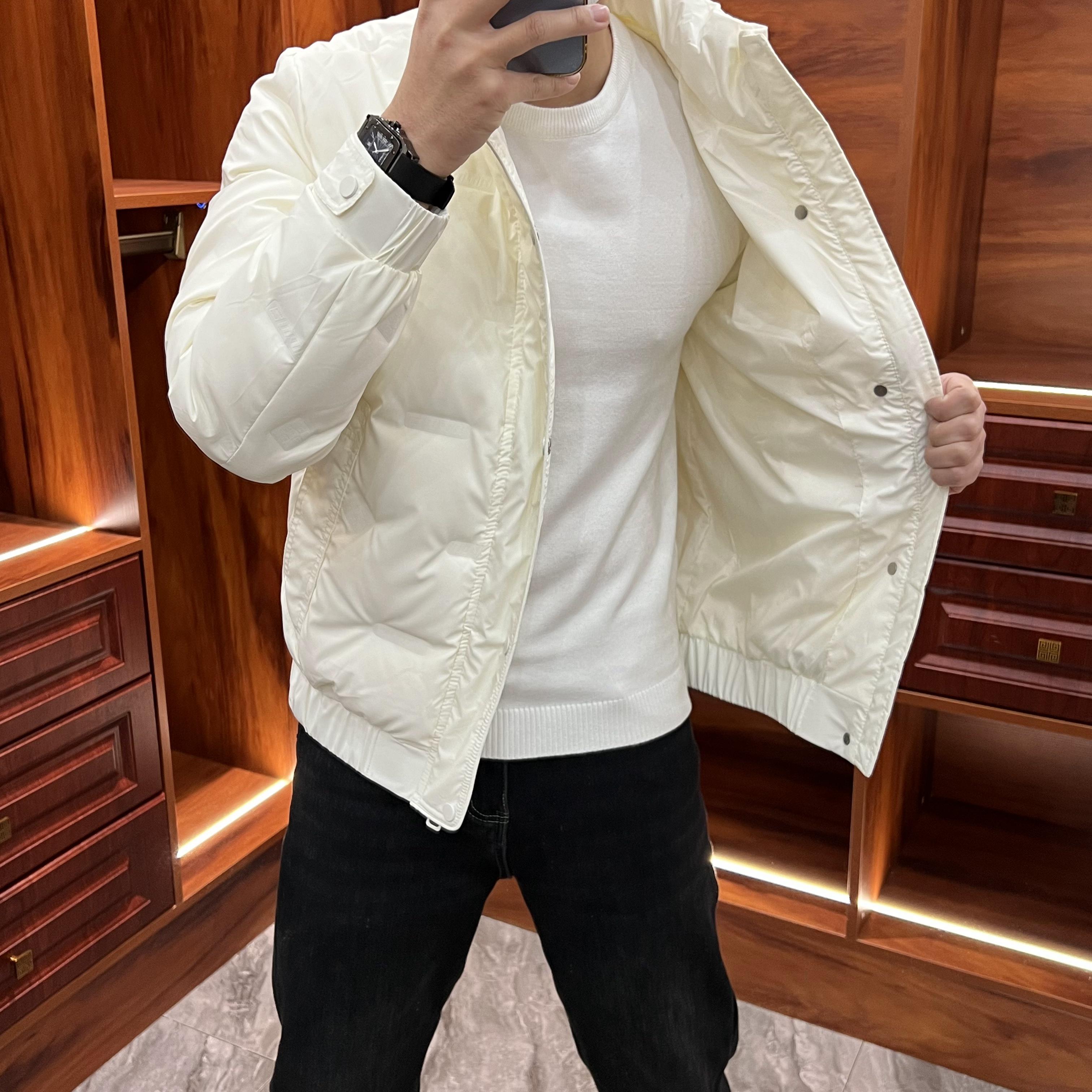 2025短款轻薄羽绒服男士年新款爆款立领帅气时尚潮保暖冬季男外套