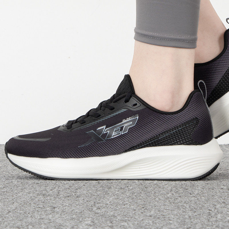 特步星速女鞋双贾卡鞋面透气运动鞋2023夏季新款休闲健步跑步鞋潮