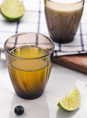 duralex多莱斯钢化玻璃水杯家用杯子耐高温高颜值男女咖啡杯套装