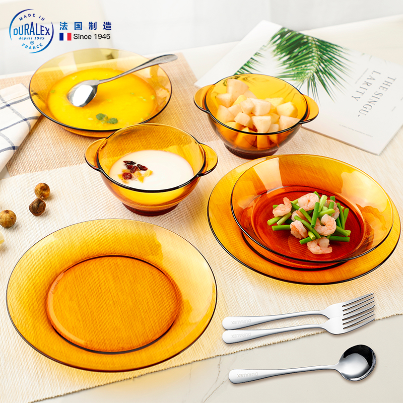 法国进口多莱斯钢化玻璃餐具