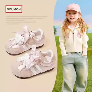 女童运动鞋2025春秋新款儿童板鞋软底防滑阿甘鞋宝宝低帮休闲鞋