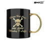 One Piece Chính hãng được ủy quyền Vàng đen Mug Đường dập nóng Cờ bay One Piece Anime ngoại vi - Carton / Hoạt hình liên quan sticker đồ ăn dễ thương