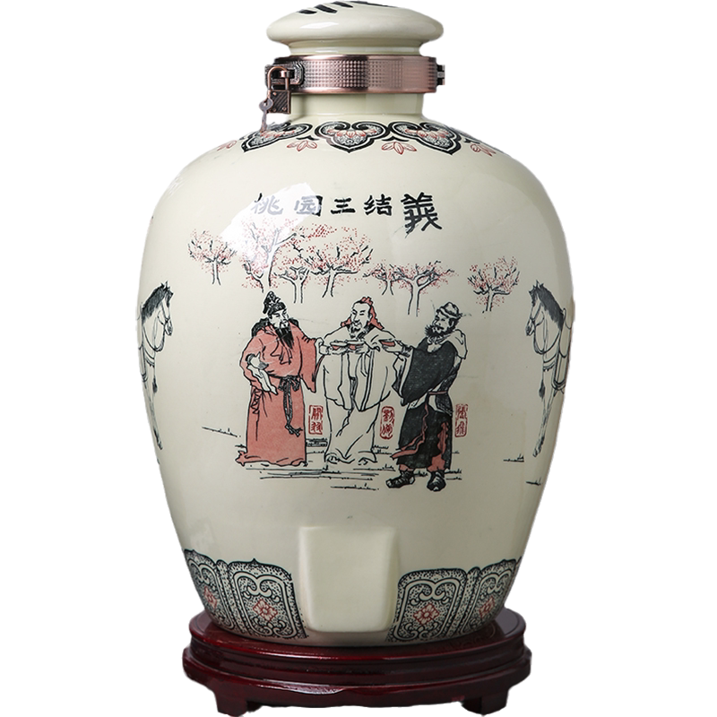 景德镇泡酒10斤密封仿古家用坛子