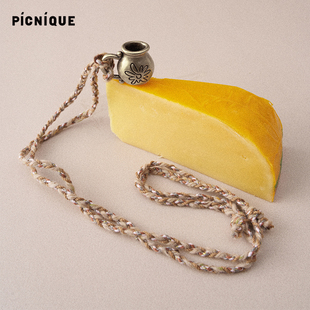 Picnique多宝屋牛奶罐子编织长项链