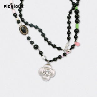 卢昱晓同款 Picnique 梦境花花串珠长项链 卢昱晓同款