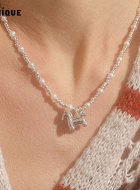 Picnique 马上发财珍珠短项链