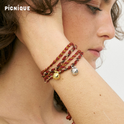 Picnique平安果红绳手链