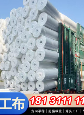 聚酯长丝土工布透水过滤白色加厚工程布护坡保温无纺布短丝针刺布