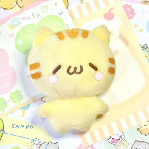 古早味超萌颜文字猫猫玩偶可爱小猫咪毛绒玩偶公仔挂件配饰礼物