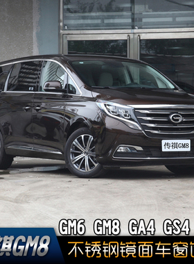 适用传祺GM8GM6GA4GS8GS4PLUSES9改装配件不锈钢车窗亮条汽车装饰