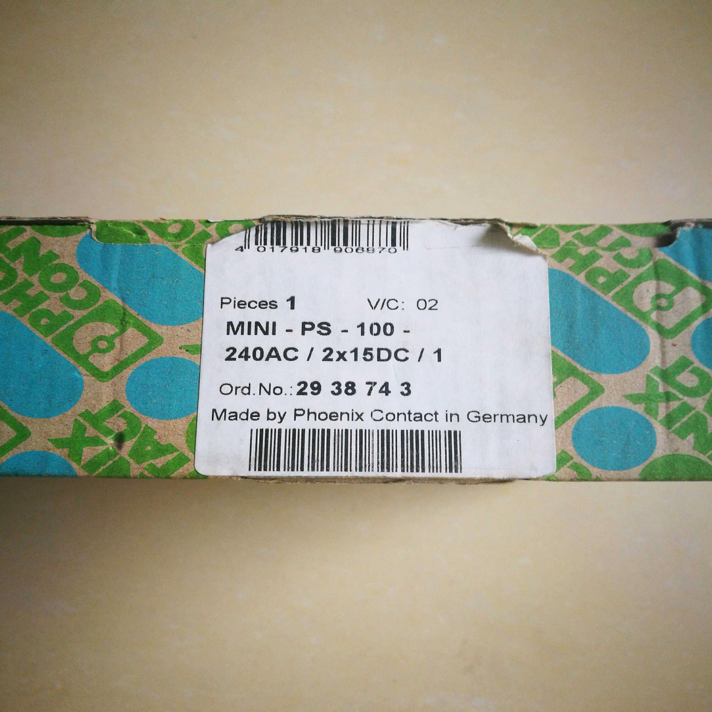 配件菲尼克斯电源 MINI-PS-100-240AC2x15DC1 2938743 现货议价