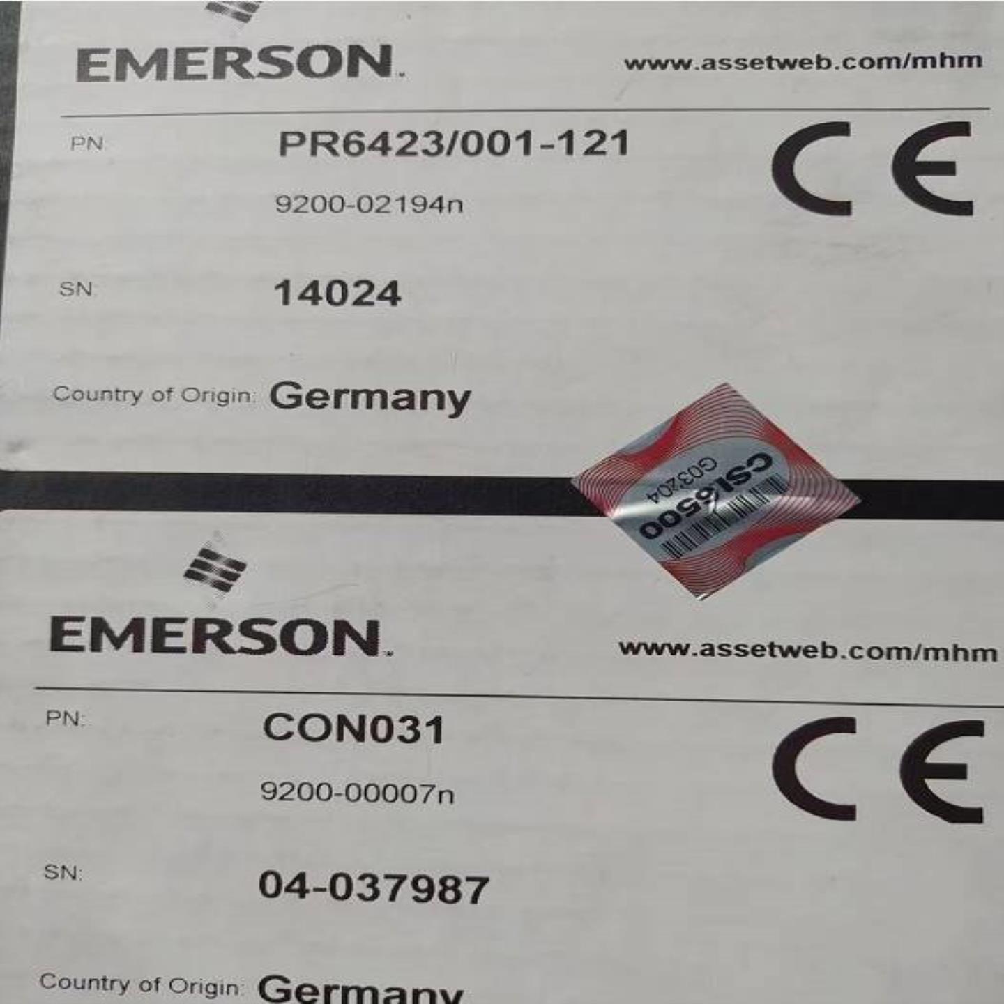 配件德国EPRO传感器PR6423001-121 9200-021954N CON031 920议价