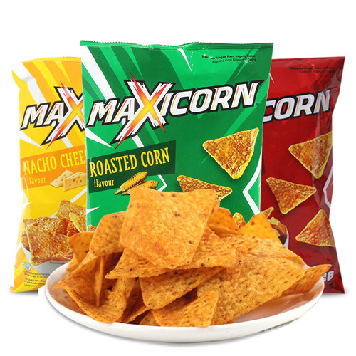 进口MAXICORN玉米片印尼休闲零食