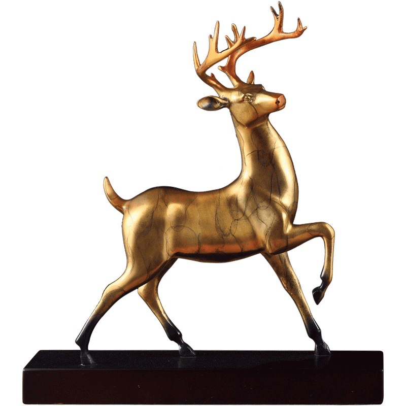 鹿摆件电视柜商务乔迁礼品送客户