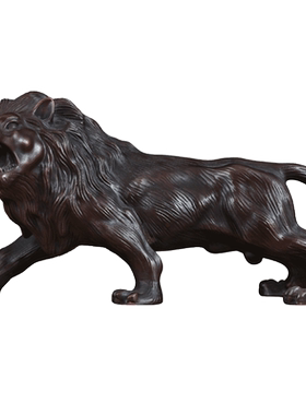 铜雄狮摆件现代工艺品客厅