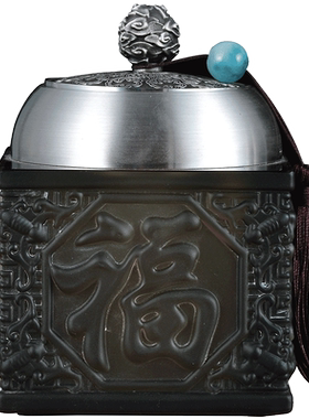 纯锡茶叶罐密封罐锡罐家用防潮保湿存储罐高档送长辈老人生日礼品