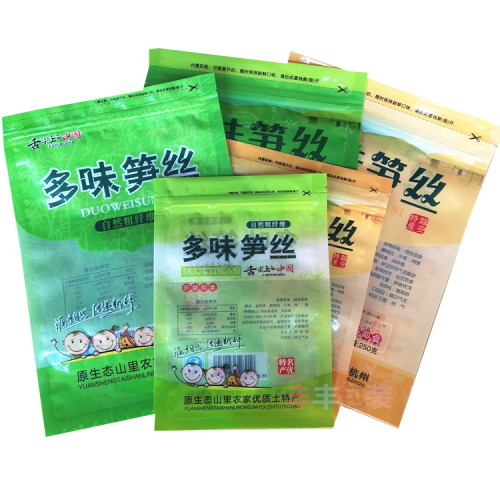 新款加厚多味笋丝包装袋100只自