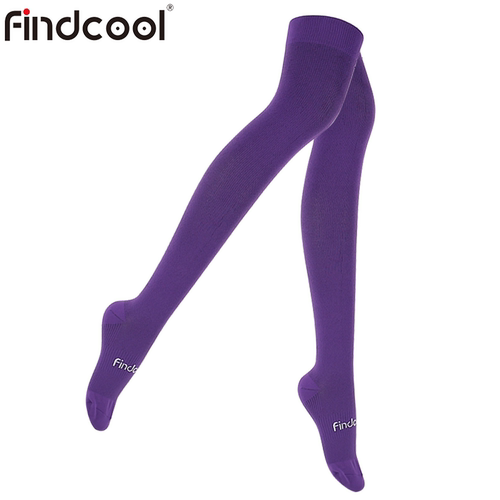 Findcool压力过膝高筒机能运动袜