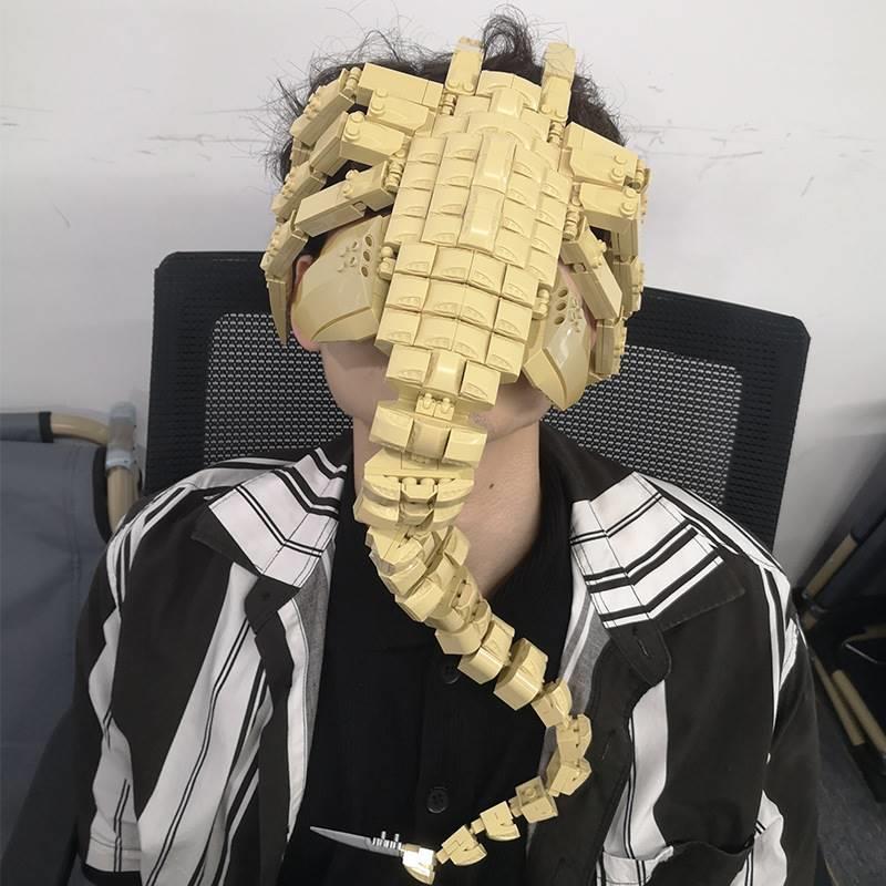 小颗粒MOC积木儿童益智玩具摆件